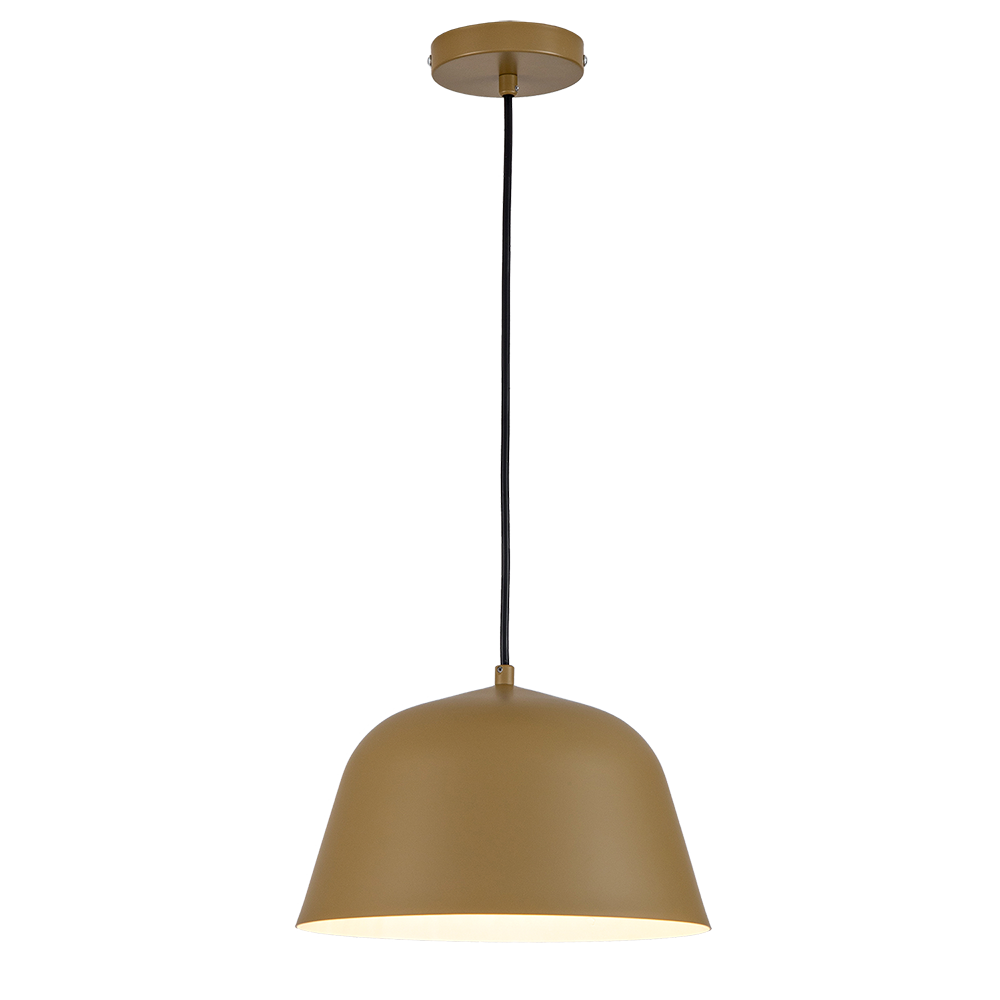 COLGANTE 1xE27 25x14.5cm OLIVER GREEN